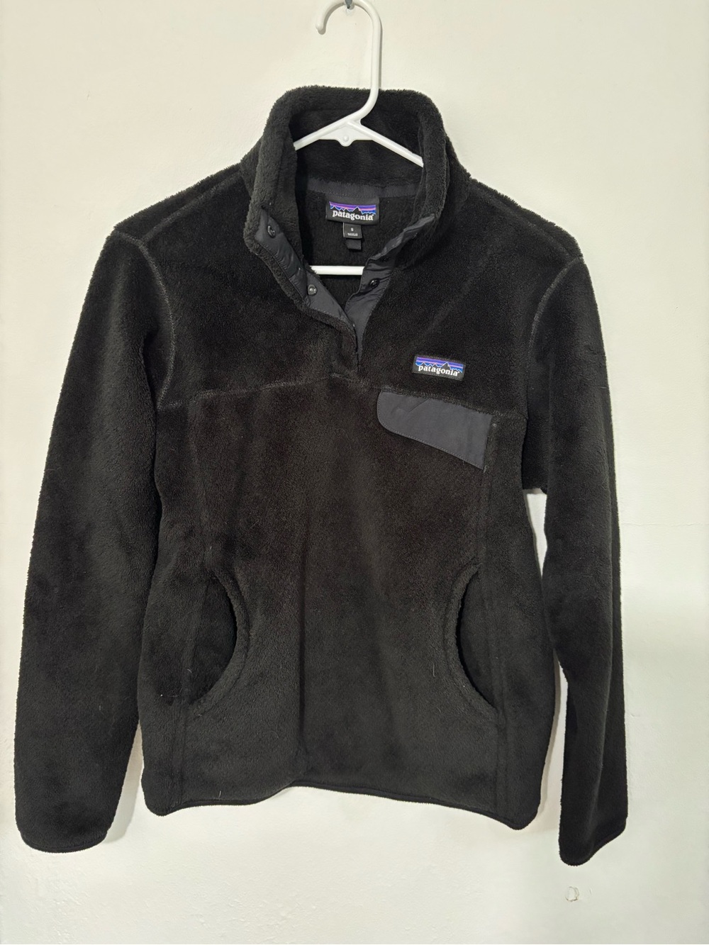 Patagonia Black Women's Pullover Polartec Fleece Jacket